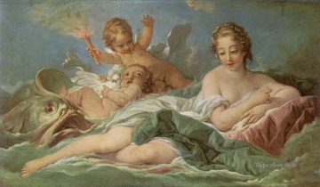 フランソワ・ブーシェ Painting - ヴィーナス・フランソワ・ブーシェの誕生